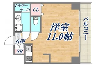ソレイユ摩耶【3階】の間取り