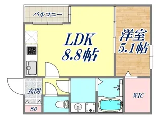パークス神戸【2階】の間取り