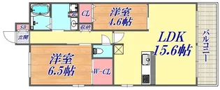 ソフィット岬【505号室】の間取り