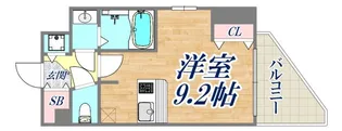 プレサンス神戸駅前グランツ【4階】の間取り