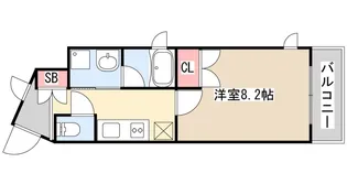 ピアグレース神戸【12階】の間取り