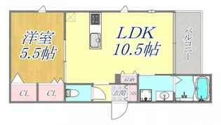 サンハイム米夢【3階】の間取り