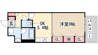 KAISEI神戸海岸通第2【3階】の間取り