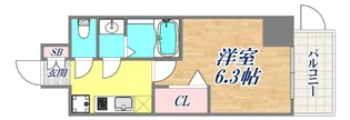 CREST TAPP DITA 神戸西パークフロント【15階】の間取り