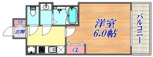 ララプレイス神戸西元町【2階】の間取り