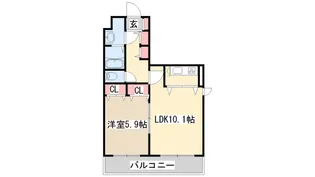 シャルマンフジ神戸芦原通【3階】の間取り