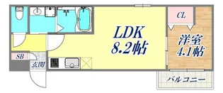 ALEGRIA長田蓮宮通【1階】の間取り