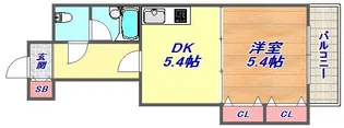 エスペランサ御影2【2階】の間取り