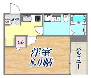 アリッサム【2階】の間取り