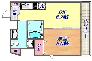 クオリス神戸本山レジデンス【5階】の間取り