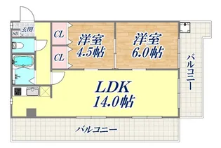 グレイスハイツ御蔵菅原【2階】の間取り