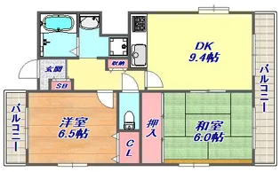 岡本パークレジデンス【4階】の間取り