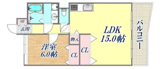 エスペラール御影【2階】の間取り