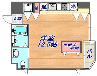 エス・キュート魚崎【4階】の間取り