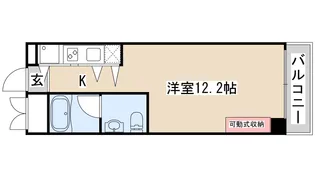 ロイスグラン神戸湊川公園【3階】の間取り