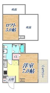 Midway hill 板宿sya【1階】の間取り