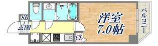 CRESTTAPP神戸湊町NOIR【4階】の間取り