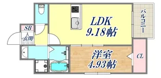 ラフェリシア海岸通【4階】の間取り