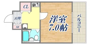 藤和シティコア神戸中道通【10階】の間取り