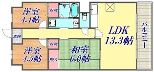 リメーン檜【11階】の間取り