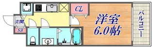 プレサンスKOBEシフォン【4階】の間取り