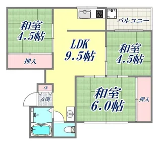長峰ビル【4階】の間取り