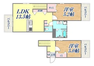 グルーブメゾン8【2階】の間取り