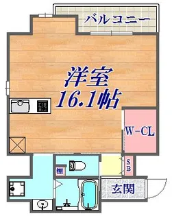 OZカーサ【8階】の間取り