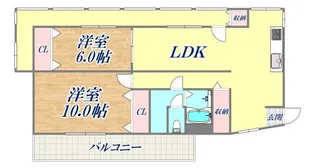 ラムール五位ノ池【2階】の間取り