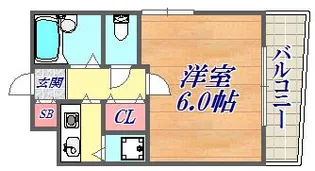 セビーヌ春日野道【4階】の間取り