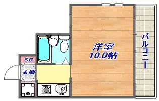 ジョイフル東灘2【206号室】の間取り