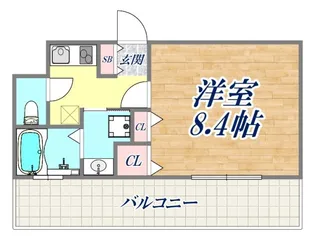 ディアコート神戸(中央区)【3階】の間取り