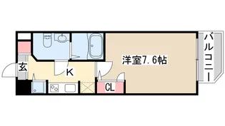 S-RESIDENCE神戸磯上通【10階】の間取り