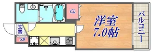 セレニテ神戸西クレア【5階】の間取り