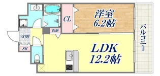 パルテール甲南山手【1階】の間取り