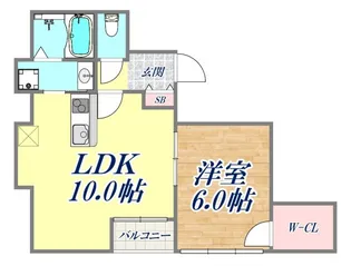 サンビルダーパールビル【4階】の間取り