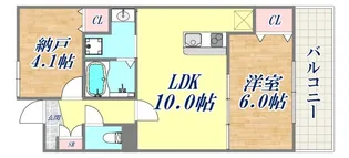 サンビルダープラス高羽ガーデン【1階】の間取り