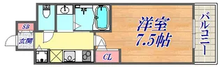 セレニテ神戸元町クレア【13階】の間取り