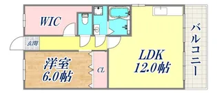 ユメノサニーハイツ【1階】の間取り