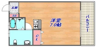 ワコーレ城内【2階】の間取り