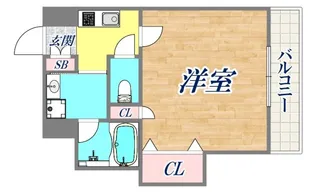 ディアコート神戸(中央区)【3階】の間取り