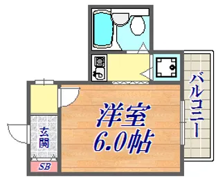 ペイサージュサンコー【3階】の間取り