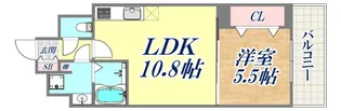 L・Isobe三宮【2階】の間取り