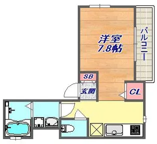 サニーシティー【3階】の間取り