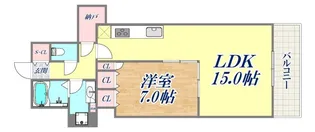 アーバンライフ神戸三宮 ザ・タワー【21階】の間取り