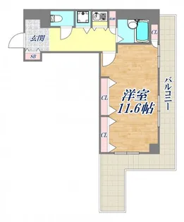 ブルームライフ兵庫【5階】の間取り