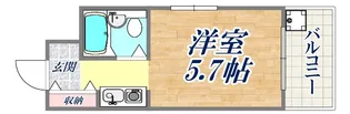 ビシック西進【4階】の間取り