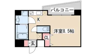 will Do三宮イースト【8階】の間取り