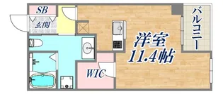 オーキッドレジデンス神戸三宮【8階】の間取り