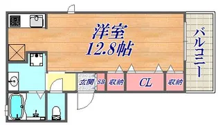 フォーシーズンズ神戸【1階】の間取り